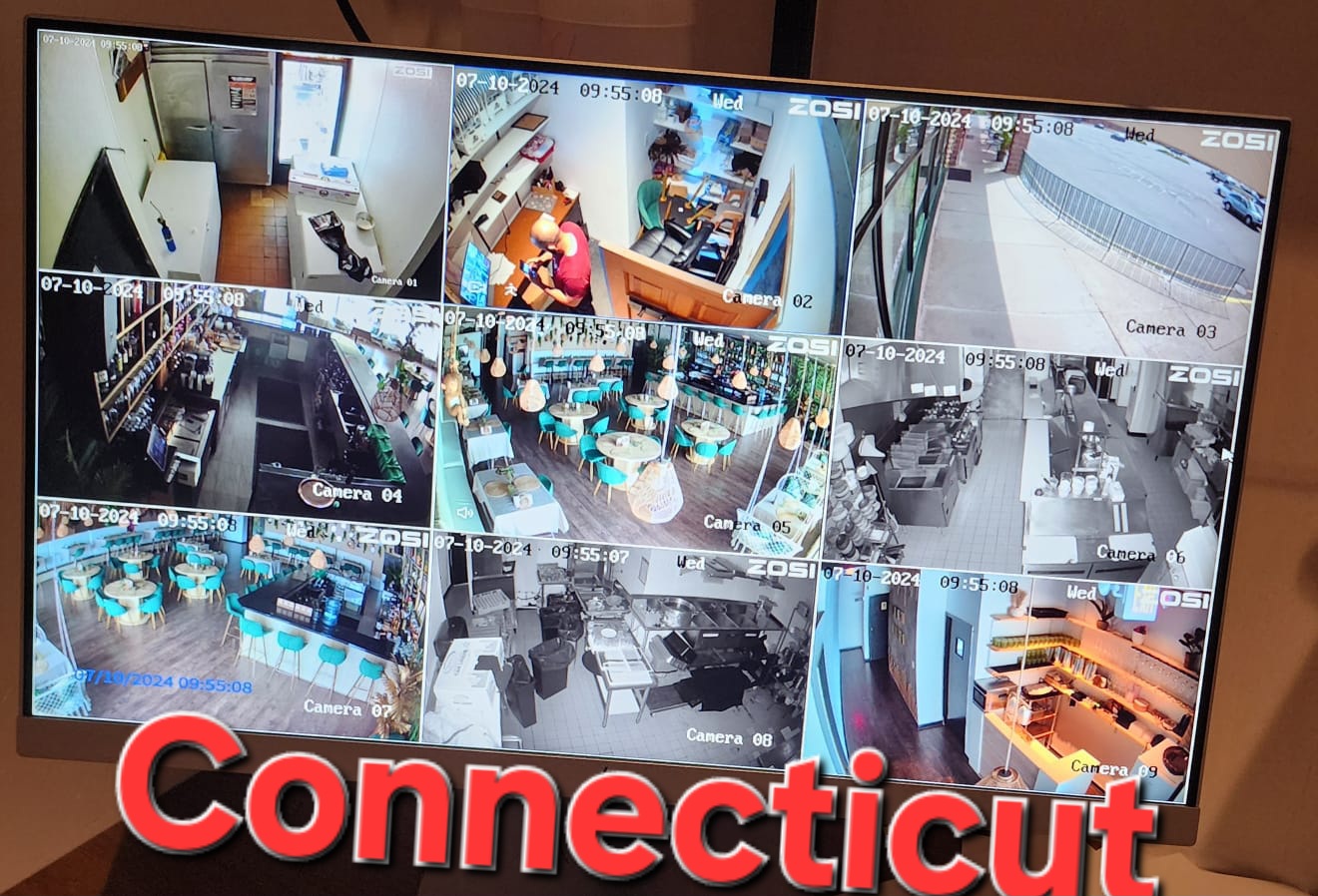 Set of 9 4K 8MP Cameras