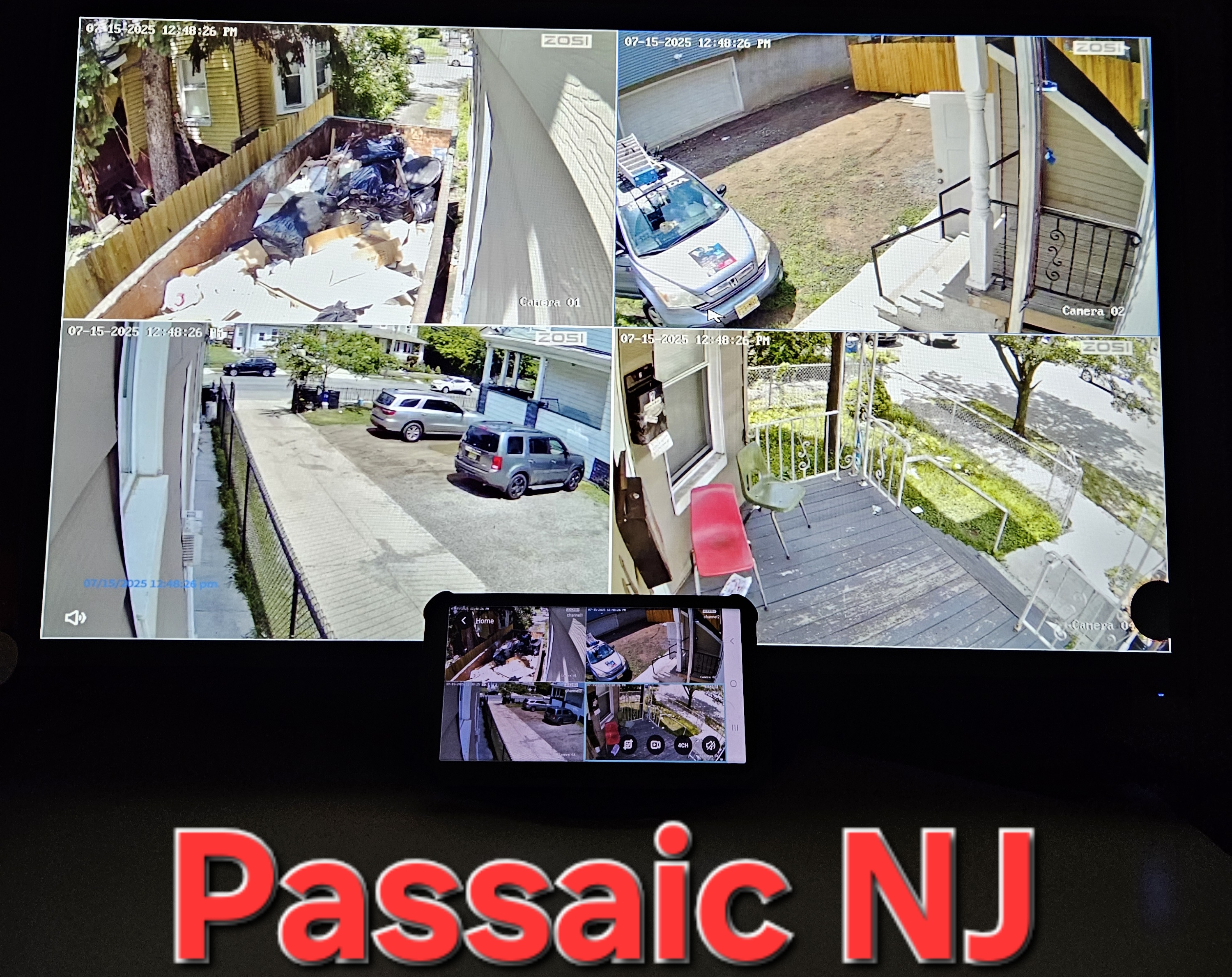 Set of 4 cameras 2.5K-4mp