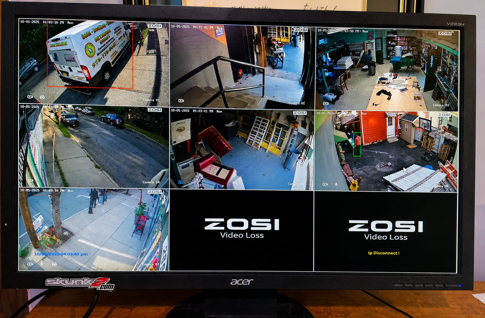 Set of 7 cameras 4K 8MP