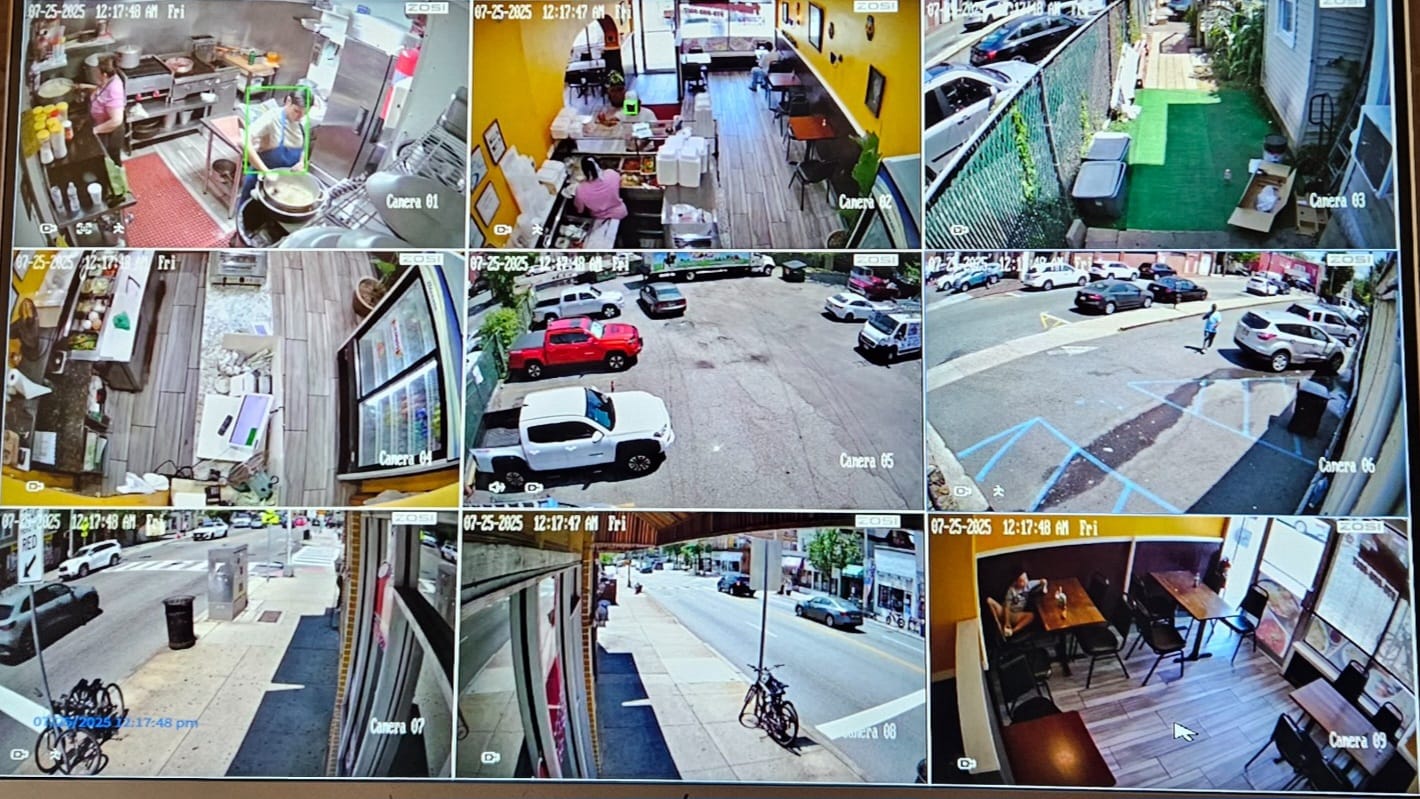 Set of 9 4K 8MP Cameras