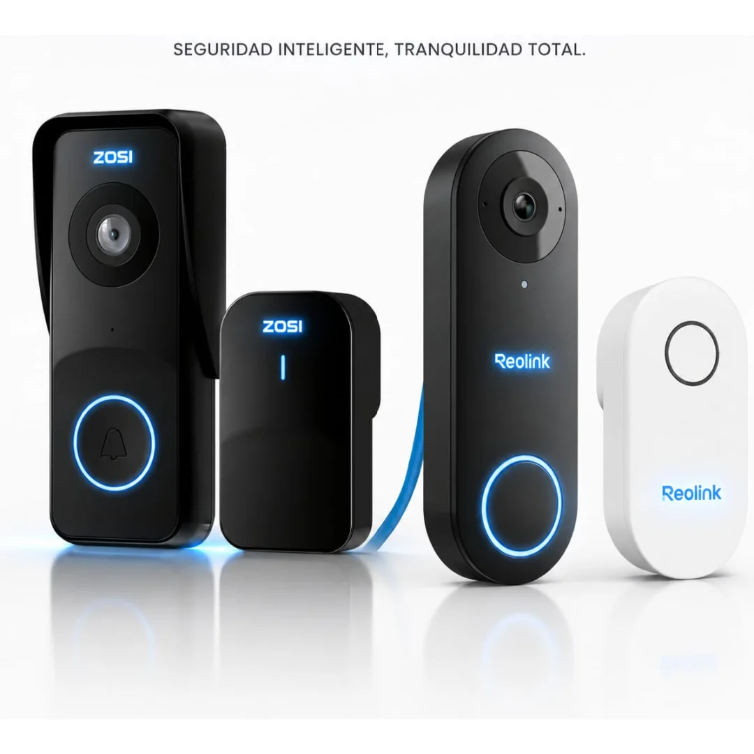 2.5K Plug-in WiFi Video Doorbell with Chime
