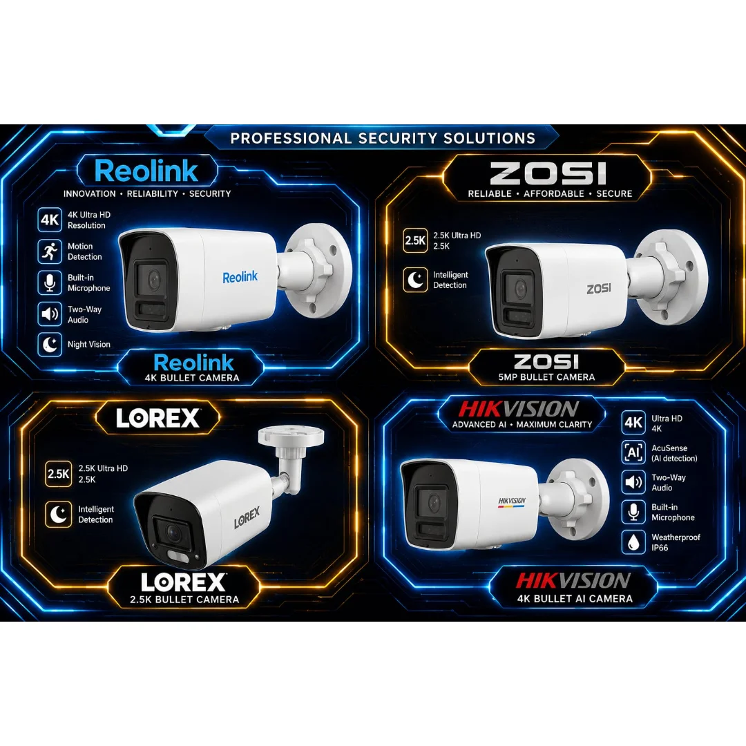 Bullet, PoE Camera with Smart Active Deterrence